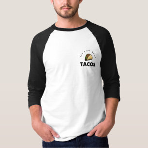 Ich Wollte Tacos Niedliches Taco-Logo T-Shirt