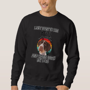 Ich Wollte, um zu laufen & Hang W Zeiger deutsches Sweatshirt