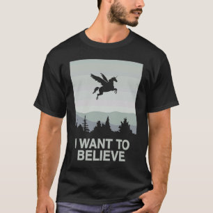 Ich Wollte Unicorn Pegasus Unicorn Poster zu glaub T-Shirt