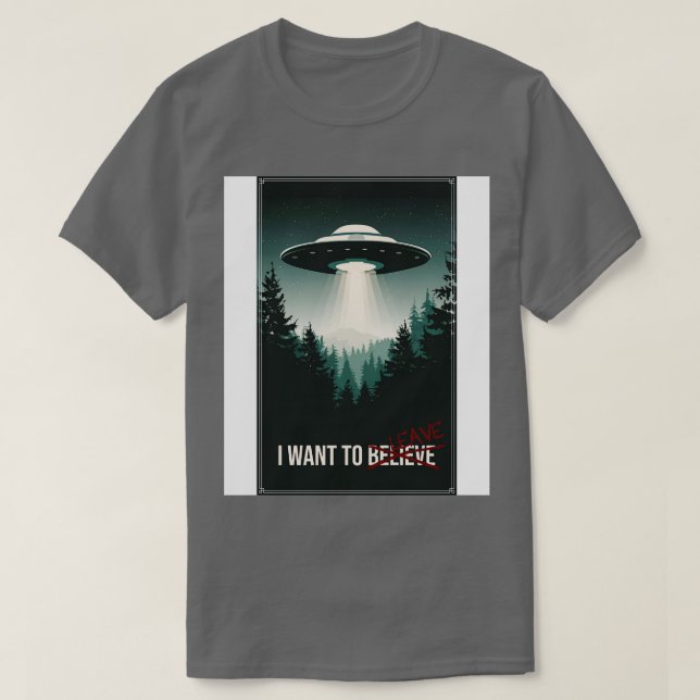 ICH WOLLTE, VERLASSEN ZU WERDEN T-Shirt (Design vorne)