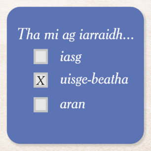 Ich wollte.. Whisky! Untersetzer