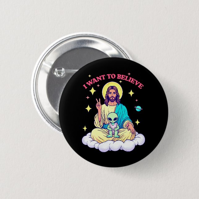 Ich Wollte zu glauben Button (Vorne & Hinten)