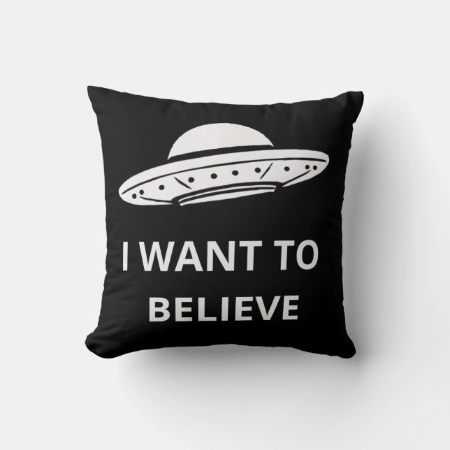 Ich Wollte zu glauben, Film Retro 90er, Alien UFO Kissen (Vorderseite)