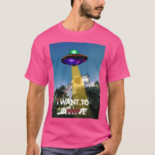 Ich Wollte zu glauben (Gekackt) Funny Poster T-Shirt