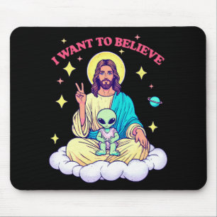 Ich Wollte zu glauben Mousepad