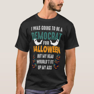 Ich wollte zu Halloween-Jack Demokrat sein T-Shirt
