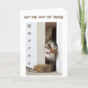 ICH WOLLTE ZU SAGEN **GLÜCKLICHER BRUDER*** KARTE