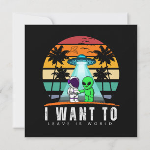 Ich Wollte Zu Verlass ist Alien Vintag Sunset