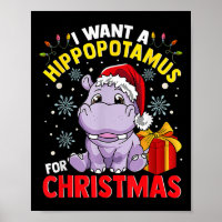 Ich Wollte zu Weihnachten einen Hippopotamus