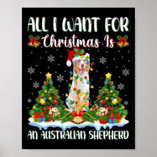 Ich Wollte zu Weihnachten ist ein australischer Sc Poster