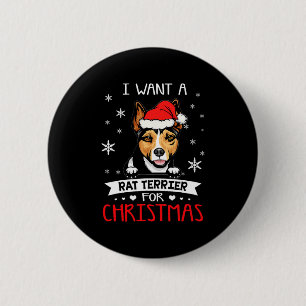 Ich Wollte zu Weihnachten ist eine Rattenterrasse- Button