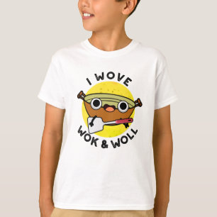 Ich wove Wok und Woll Funny Chinese Wok Pub T-Shirt
