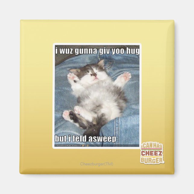 Ich wuchs gunna giv yoo hug magnet (Vorne)