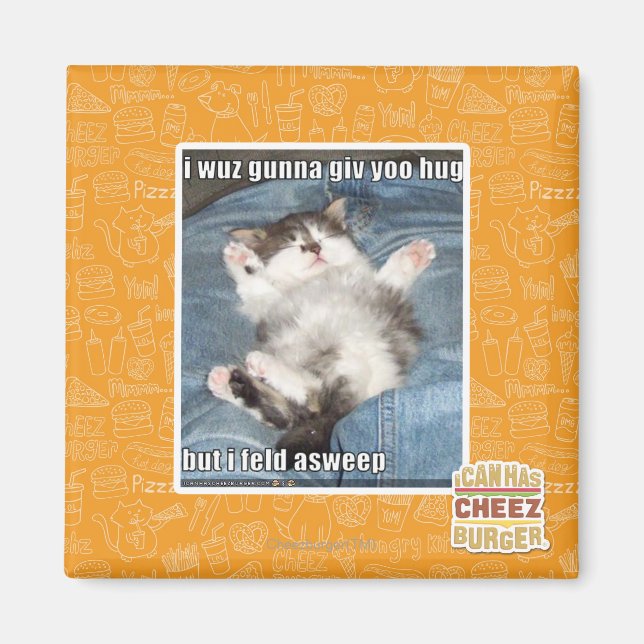 Ich wuchs gunna giv yoo hug magnet (Vorne)