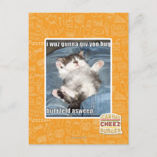 Ich wuchs gunna giv yoo hug postkarte