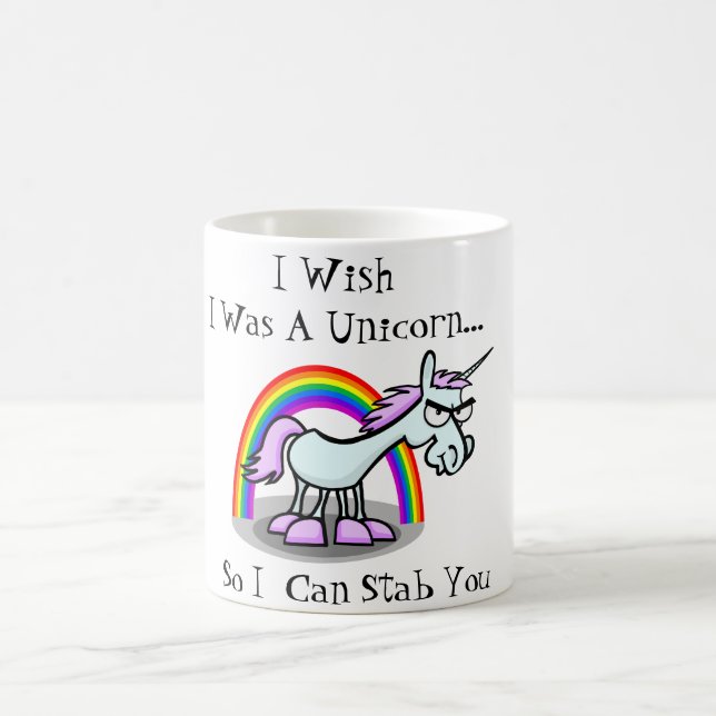 Ich wünsche, dass ich ein Einhorn war, also ich Tasse (Mittel)