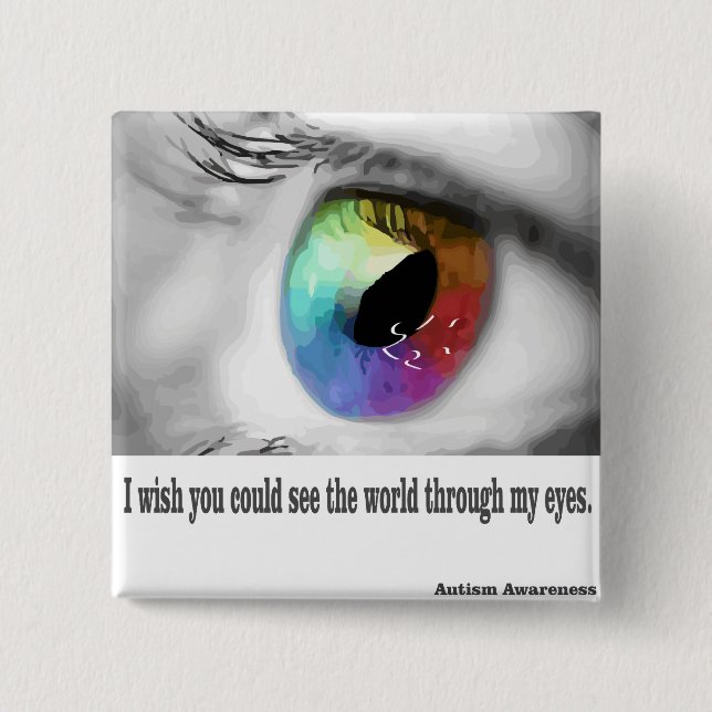 Ich wünsche, dass Sie sehen konnten Button (Vorderseite)