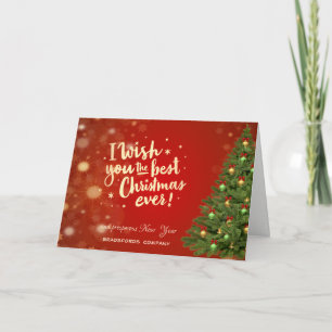 Ich wünsche dir das beste Weihnachten ever, Baum,