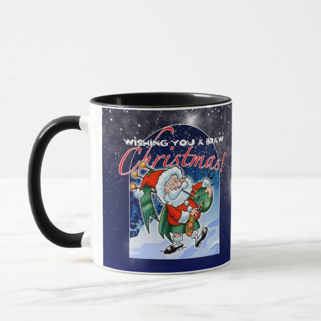 Ich wünsche dir ein braves Weihnachten Tasse (Links)