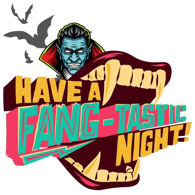 Ich wünsche dir eine furchterregende Nacht! Poster (In the moonlit mist, a gothic ghost appears.)