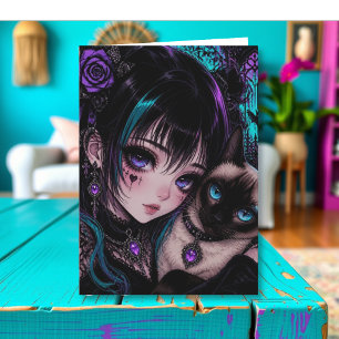 Ich wünsche dir einen Pfoten-tollen Tag   Anime-Mä Karte