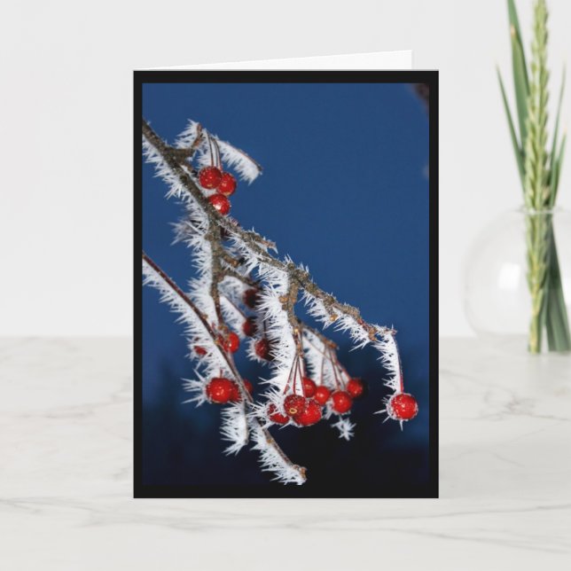 Ich wünsche dir frohe Weihnachten! Feiertagskarte (Vorderseite)