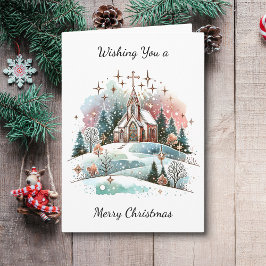 Ich wünsche dir frohe Weihnachten | Wasserfarbenki Karte