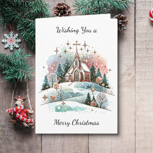 Ich wünsche dir frohe Weihnachten   Wasserfarbenki Karte