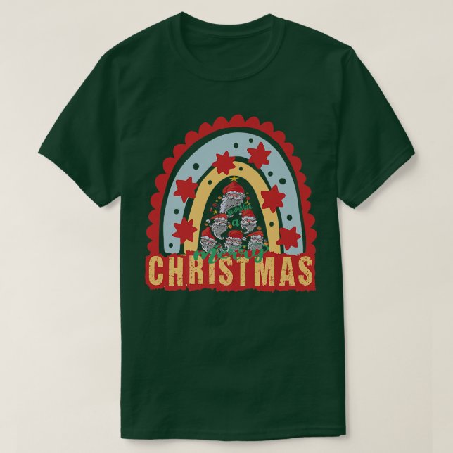 Ich wünsche dir frohe Weihnachten Weihnachten Weih T-Shirt (Design vorne)