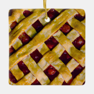 Ich wünsche dir Weihnachten Funny Food Puff Keramikornament