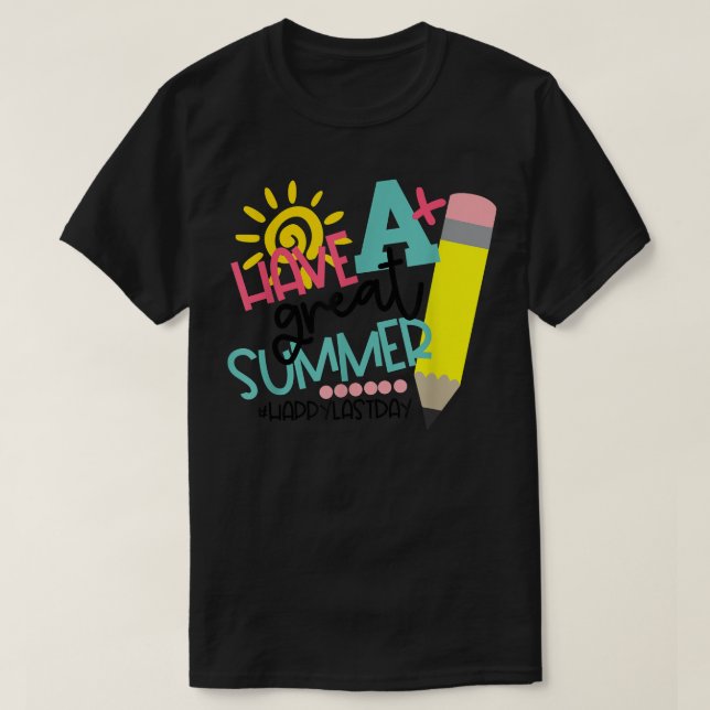Ich wünsche euch einen tollen Sommer-Funny-Lehrer  T-Shirt (Design vorne)