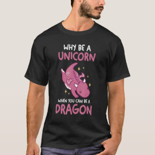 Ich wünsche Freundschaftsdrache Einhorn Mythische T-Shirt