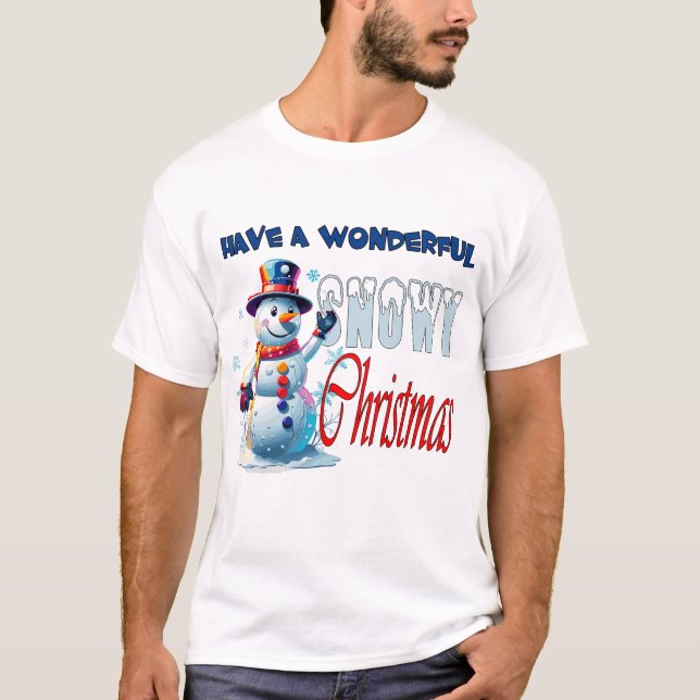 Ich wünsche Ihm eine wunderbare Weihnachtszeit T-Shirt (Vorderseite)