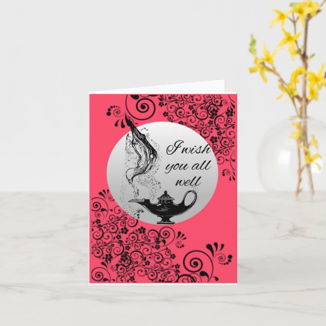 Ich wünsche Ihnen alles Gute Karte (Gelbe Blume)