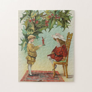 Ich wünsche Ihnen ein frohes Weihnachtsfest - Vint Puzzle