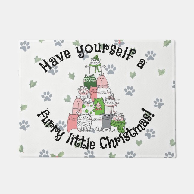 Ich wünsche Ihnen ein zorniges Weihnachten Fußmatte (Vorderseite)