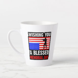 Ich wünsche Ihnen einen gesegneten Memorial Day Milchtasse