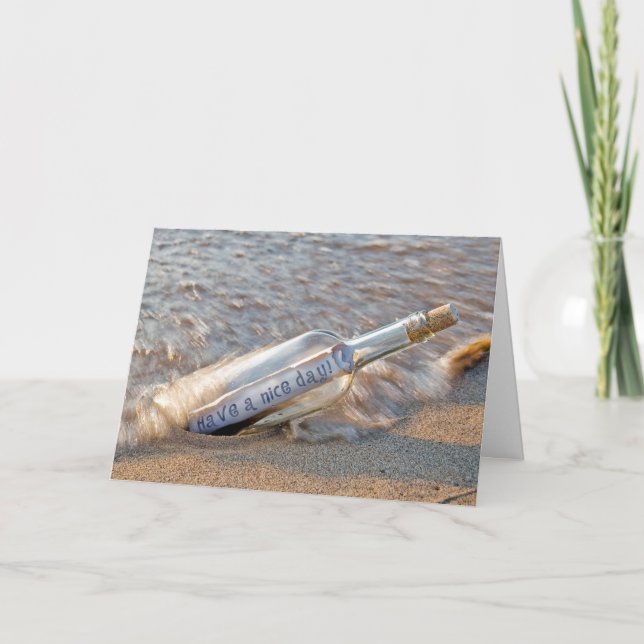 Ich wünsche Ihnen einen schönen Tag Karte (Vorderseite)