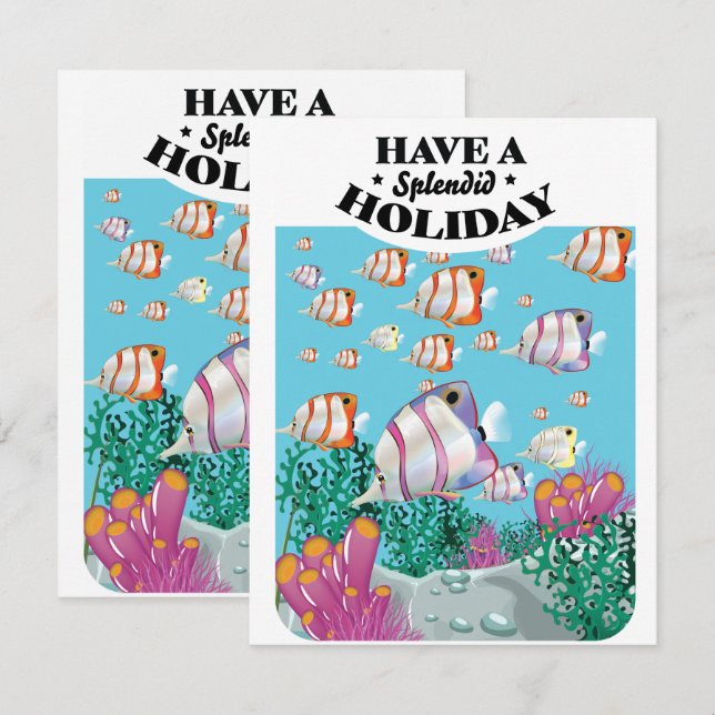 Ich wünsche Ihnen einen schönen Urlaub. (Vorne/Hinten)