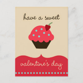 Ich wünsche Ihnen einen schönen Valentinstag! Funn Feiertagspostkarte