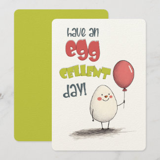 Ich wünsche Ihnen einen Tag im Ei-Keller! Ein sonn Einladung