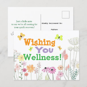 Ich wünsche Ihnen Gesundheit  Postkarte