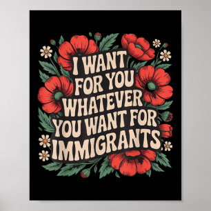Ich wünsche Ihnen, was auch immer Sie für Einwande Poster