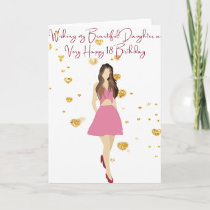 Ich wünsche meiner Tochter einen sehr glücklichen Karte