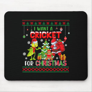 Ich wünsche mir ein Grille zu Weihnachten Dabbing  Mousepad