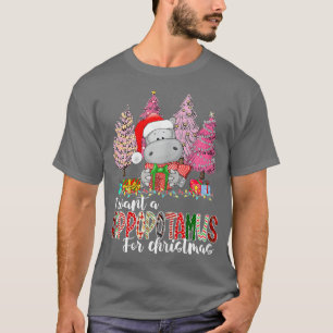 Ich wünsche mir ein Nilpferd zu Weihnachten Xmas H T-Shirt