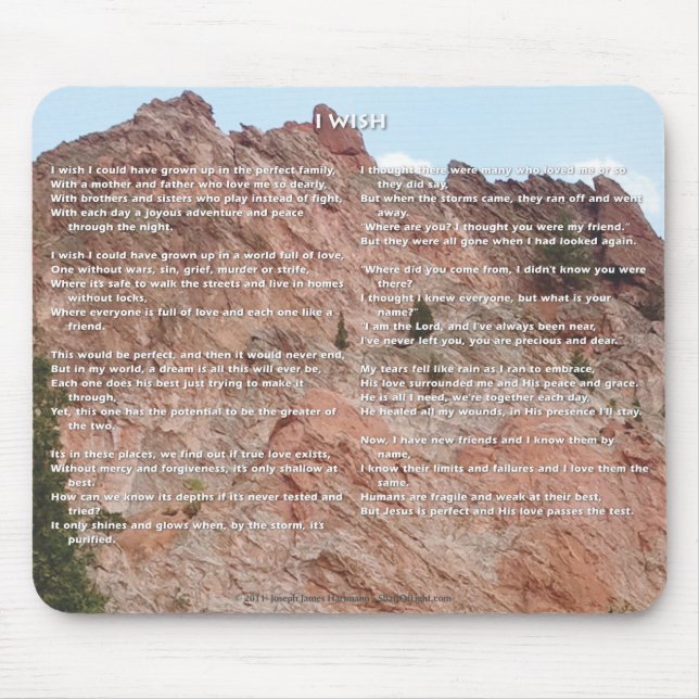 Ich wünsche Mousepad (Vorne)