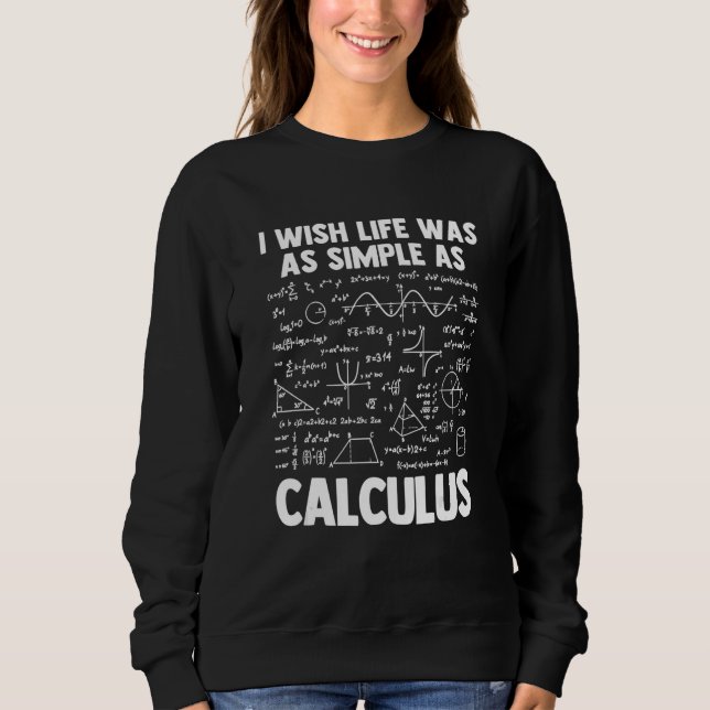 Ich wünschte, das Leben wäre so einfach wie Analys Sweatshirt (Vorderseite)