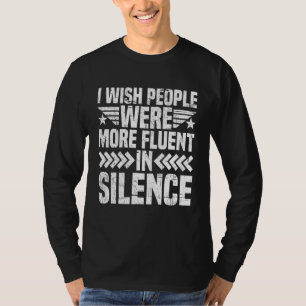 Ich wünschte, die Menschen wären flüssiger in Schw T-Shirt