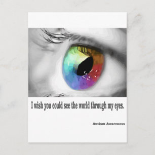 Ich wünschte, du könntest sehen postkarte